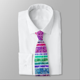 Gravata Rainbow Lizard Tie Aboriginal