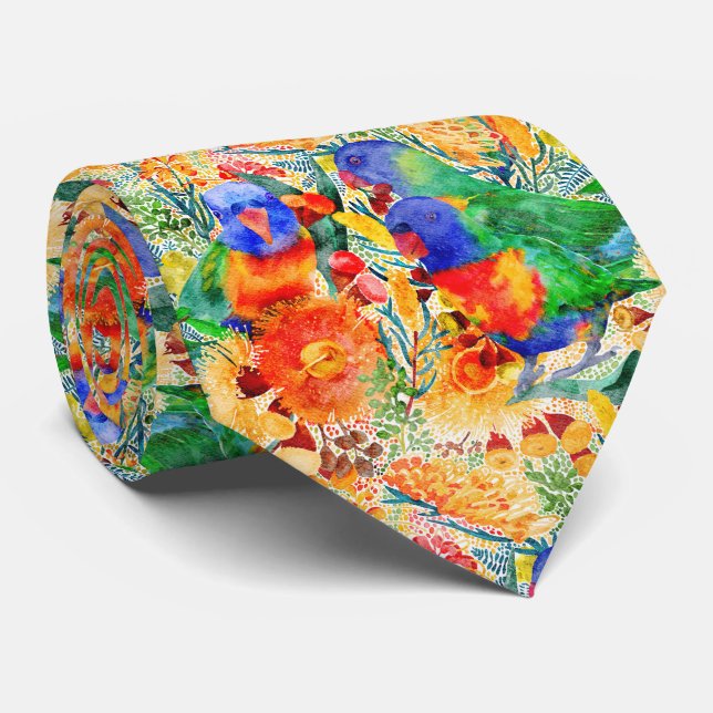 Gravata Rainbow Lorikeet Garden (Rolled)