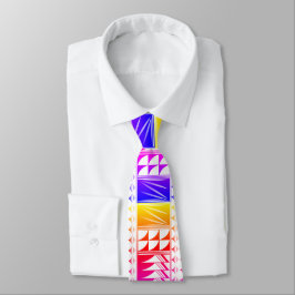 Gravata Rainbow Native Feather Bessings Tie