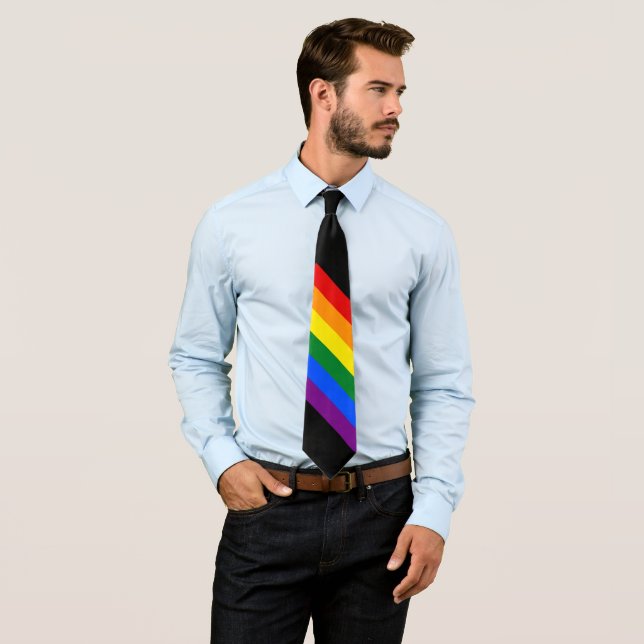 Gravata Rainbow Pride Neck Tie (In Situ)