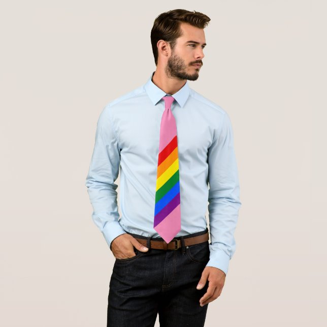 Gravata Rainbow Pride Neck Tie (In Situ)