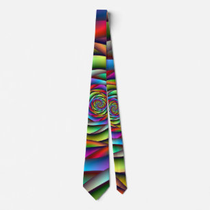 Gravata Rainbow Spiral Tie