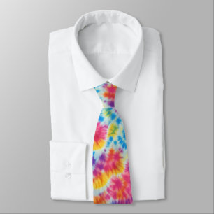 Gravata Rainbow Tie Dye Pattern