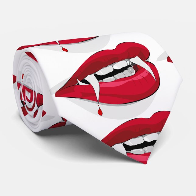 Gravata Raio de Sorriso de Vampiro_Cove (Rolled)