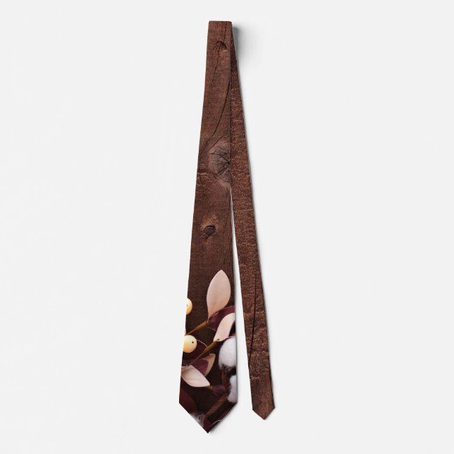 Gravata Ramificação de Algodão do Vestido das Mens em Cou (Frente)