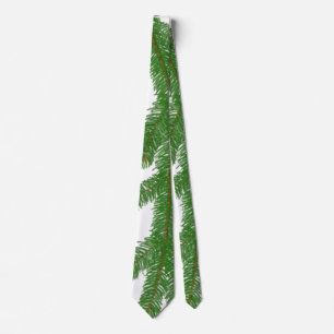 Gravata Ramificações da Árvore Fir de Natal