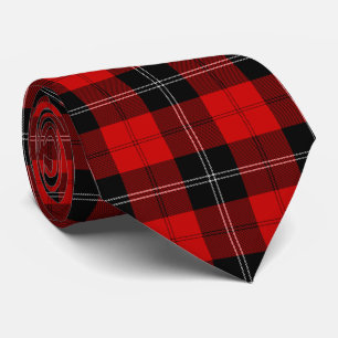 Gravata Ramsay tartan red xadrez
