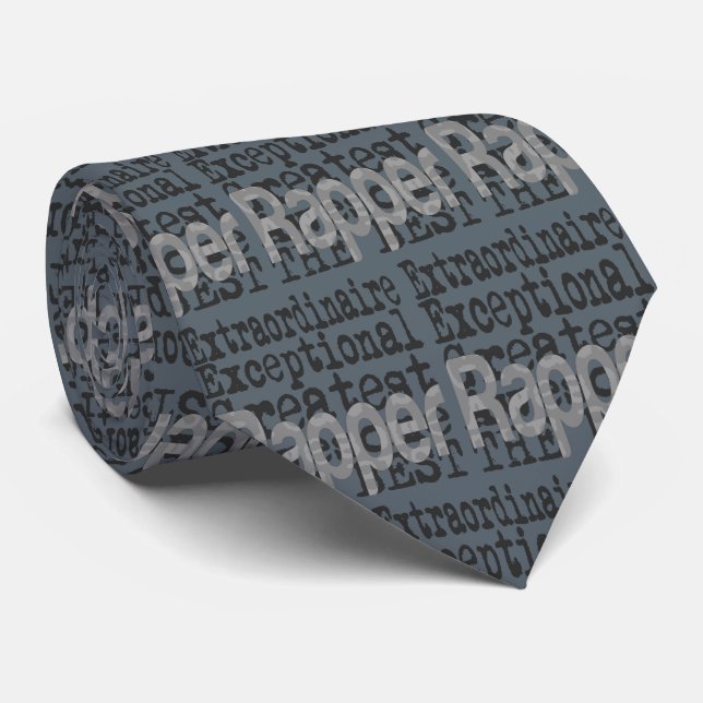 Gravata Rapper Extraordinaire Neck Tie (Rolled)