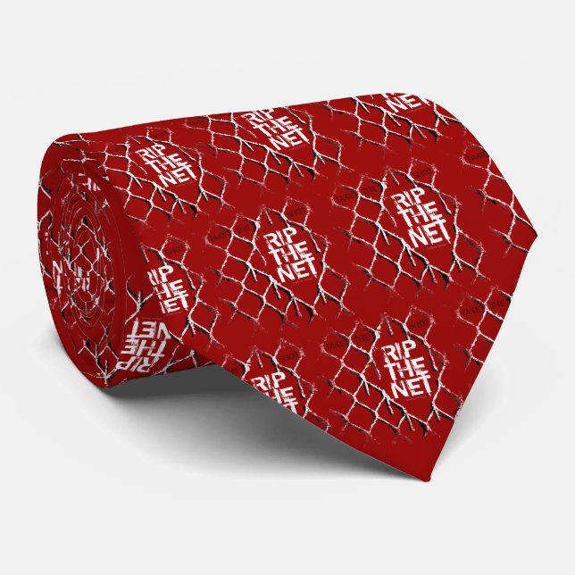 Gravata Rasgue o líquido (o hóquei) (Rolled)