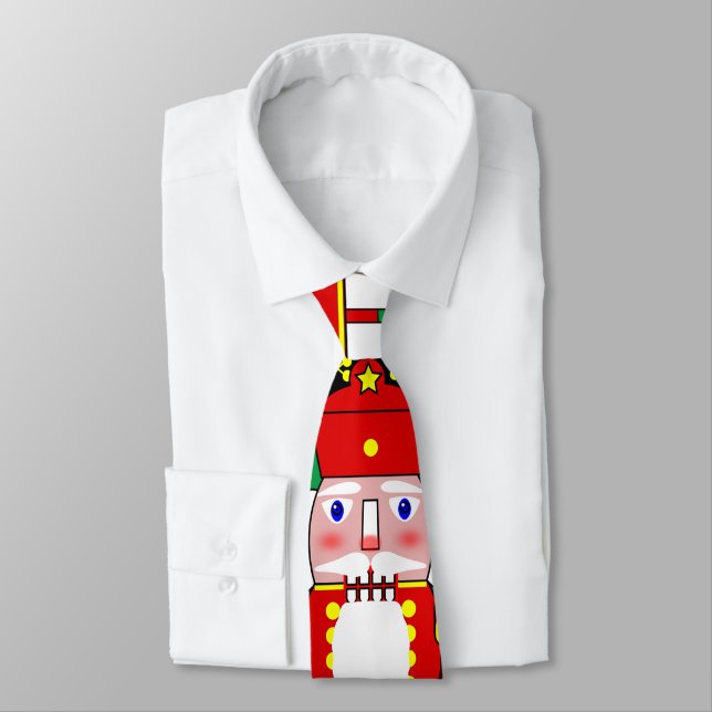 Gravata Red Nutcracker Soldier Natal (Amarrado)