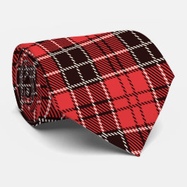 Gravata Red Tartan