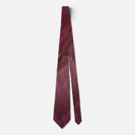 Gravata Red Tartan Feather Tie