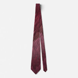 Gravata Red Tartan Feather Tie