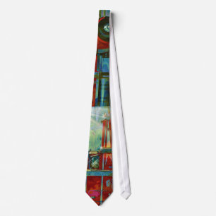 Gravata RED TRUCK BIG RIG TRUCKERS Fashion Tie