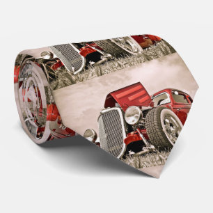 Gravata Red Vintage Classic Car Tie