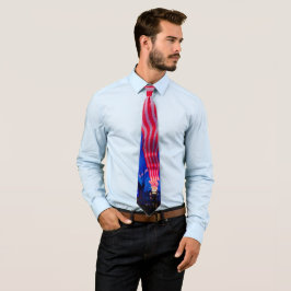 Gravata Red White e Blue Las Vegas Neck
