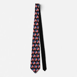 Gravata RED WHITE E CHOW mens necktie