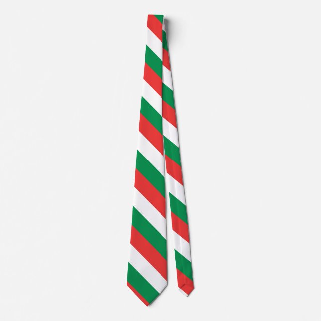 Gravata Red, White e Green Tie (Frente)