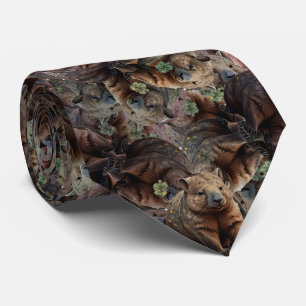 Gravata Reflexões na Burrow: A Simetria das Mulheres