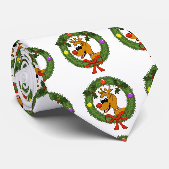 Gravata Reindeer Tie (Rolled)