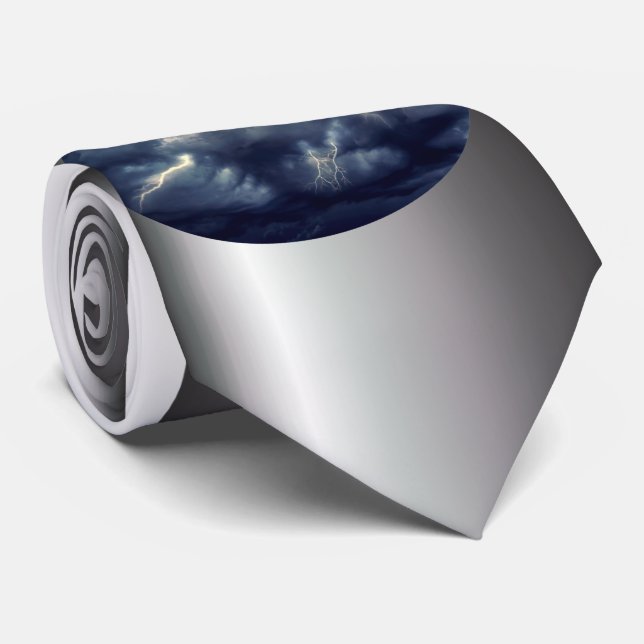 Gravata Relâmpago de tempestade (Rolled)