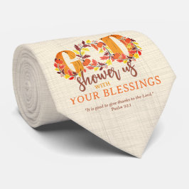 Gravata Religious Thanksgiving Dinner Faith Bible Quote