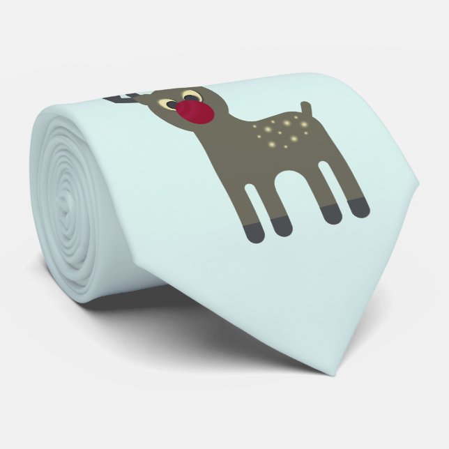 Gravata Rena cheirada vermelha (Rolled)