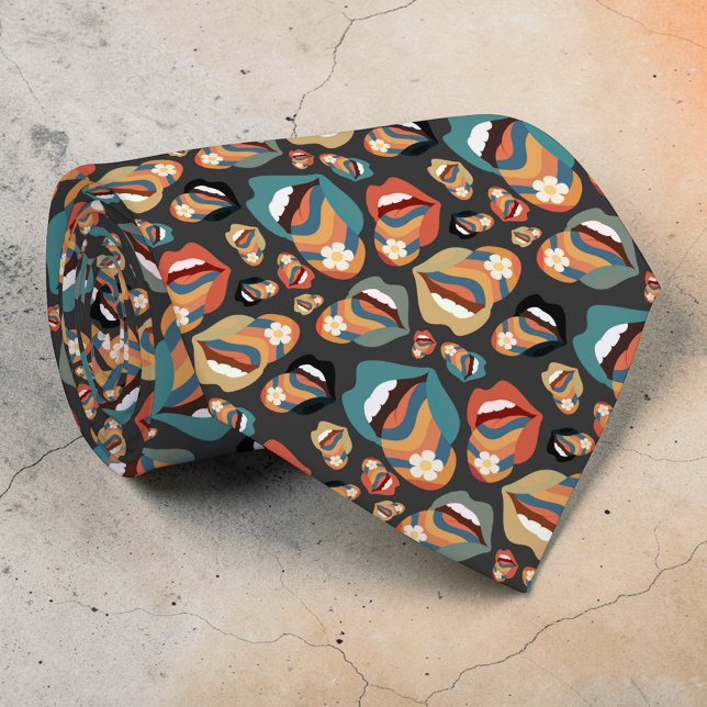 Gravata Retro 70s Classic Custom Necktie (Criador carregado)