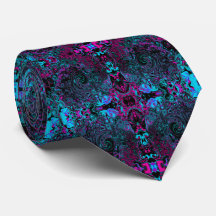 Retro Aqua Magenta e Abstrato preto
