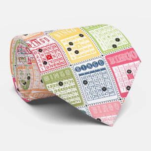 Gravata Retro Bingo