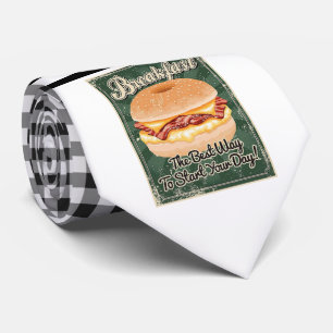 Gravata Retro Breakfast Bagktie