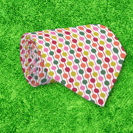 Gravata Retro Geométrico Impressão nos anos 70