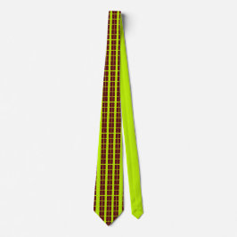 Gravata Retro Grid Neck Tie
