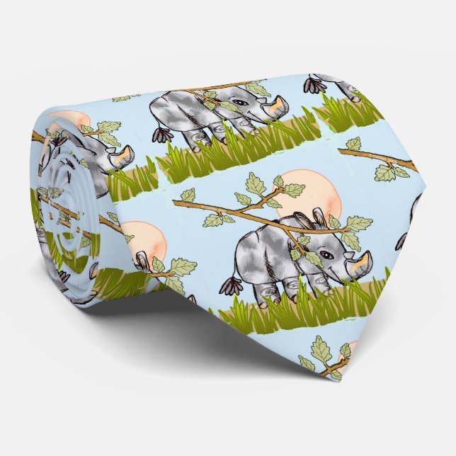 Gravata Rhino Hiding (Rolled)