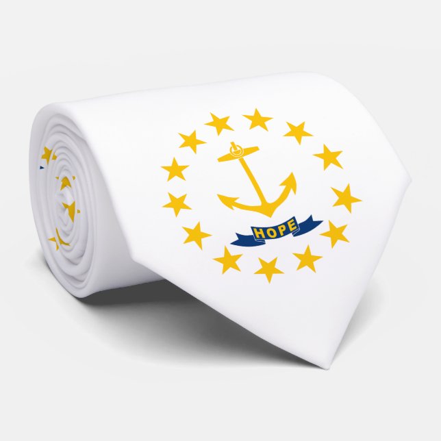 Gravata Rhode Island State Flag (Rolled)