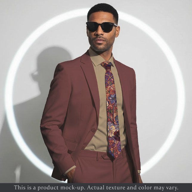 Gravata Rich Impressionist Floral Necktie (Criador carregado)