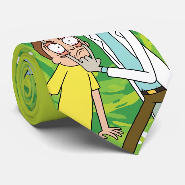 Gravata RICK E MORTY™ | Veja Isso (Rolled)