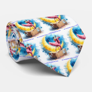 Gravata Rick London Rosa Himalayan Salsa Engraçado