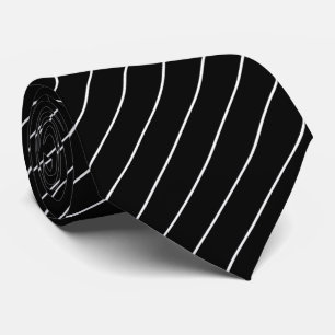 Gravata Riscas preto e branco