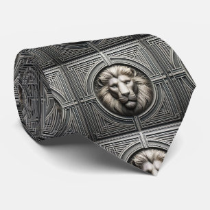 Gravata Roaring Lion Moda Masculina