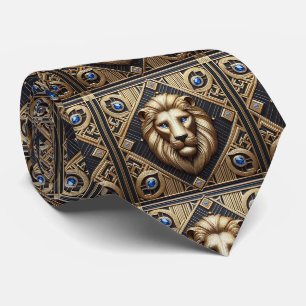 Gravata Roaring Lion Moda Masculina