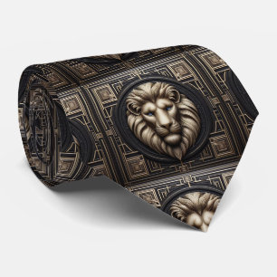 Gravata Roaring Lion   Moda Masculina para Homens