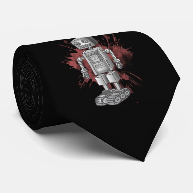 Gravata Robot Número 7 (Rolled)