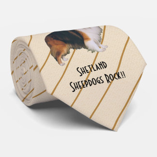 Gravata Rocha dos Sheepdogs de Shetland!!! - imprimiu ambo