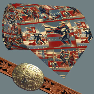 Gravata Rodeo Cowboys Calf Roping