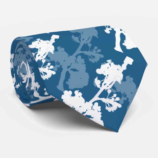 Gravata Romântica Floral Japan Tie (Rolled)