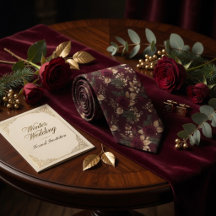 Rosa Botânica Floral de Inverno Escura Luxuosa Bor