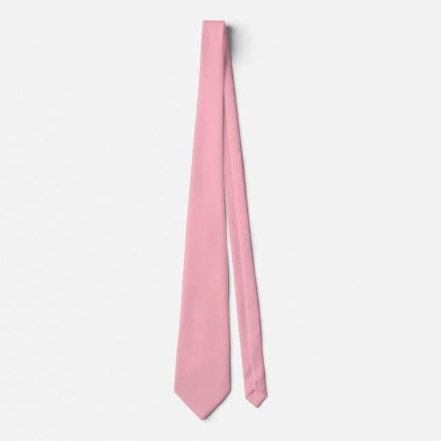Gravata Rosa Clássica - Estilo Formal Elegante (Frente)