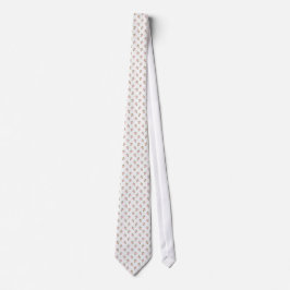 Gravata Rosa de Cachorro Estilo Polka Chic Unisex Necktie