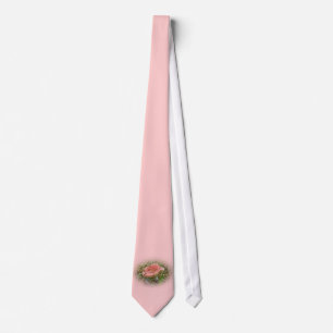 Gravata Rosa De Cogumelo